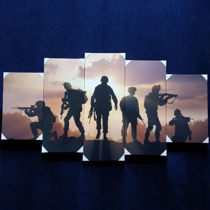 TABLEAU MILITAIRE - SOLDAT CONTEMPORAIN