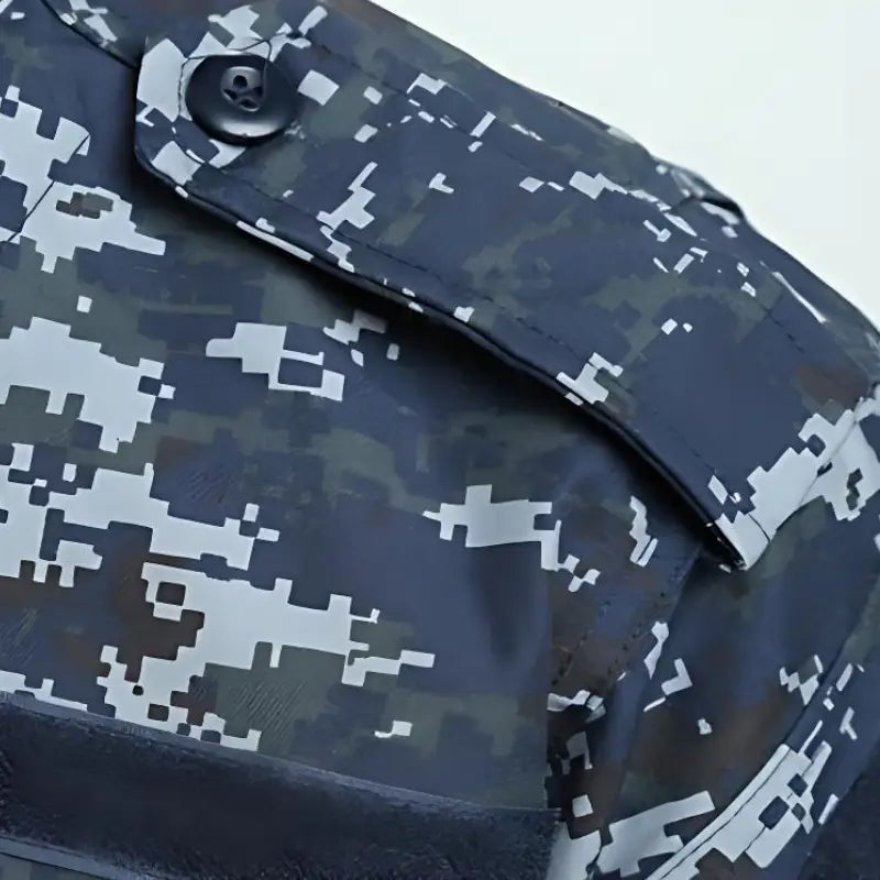 Treillis militaire bleu