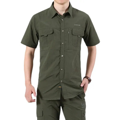 Treillis militaire vert