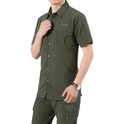 Treillis militaire vert