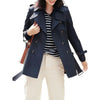 Veste Bleue esprit militaire femme