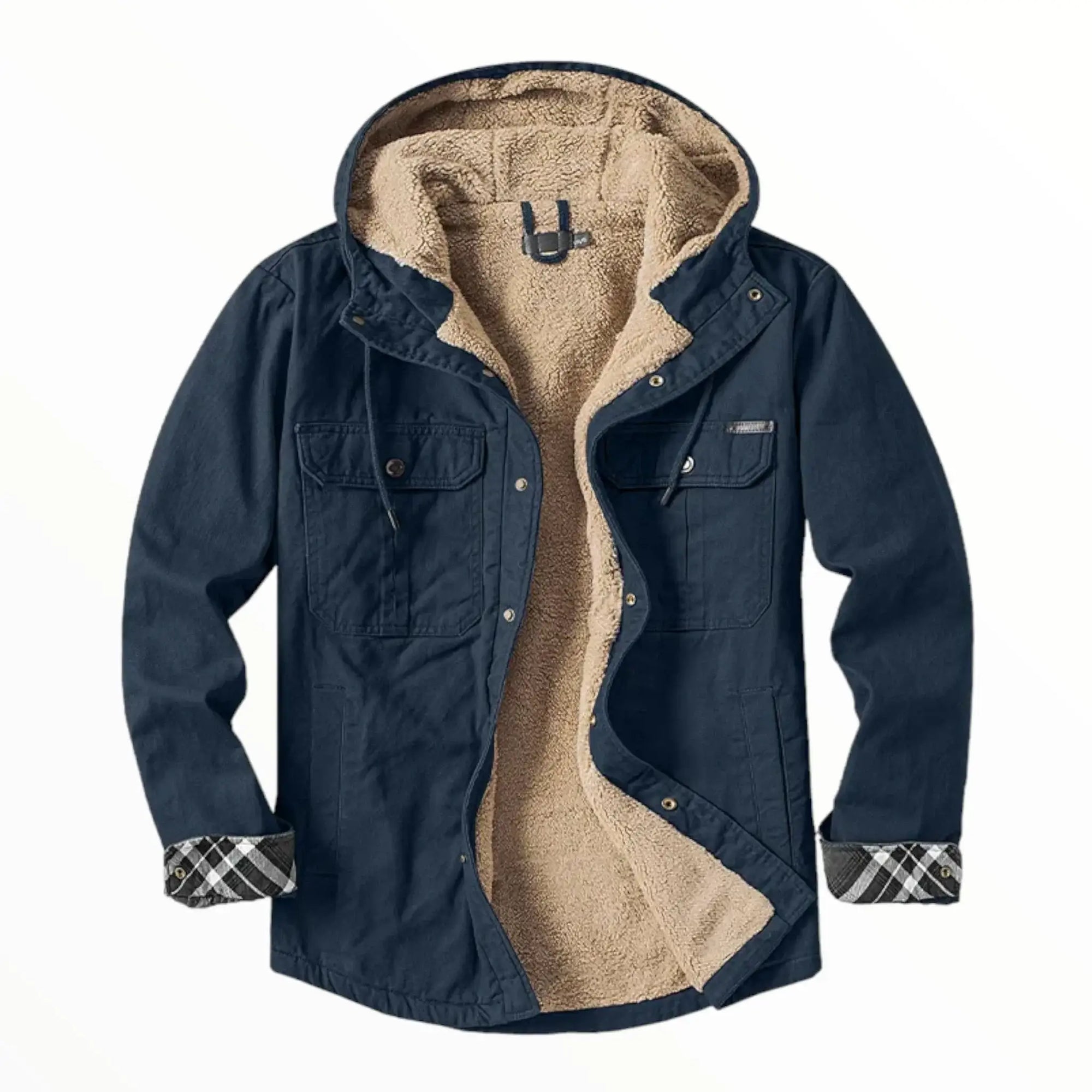 Veste militaire bleu sale