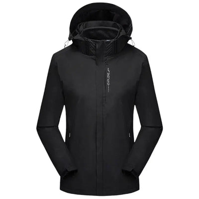 Veste chauffante automne hiver avec capuche amovible femme