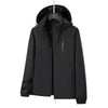 Veste chauffante automne hiver avec capuche amovible femme