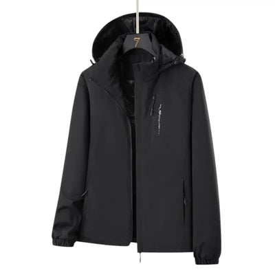 Veste chauffante automne hiver avec capuche amovible femme