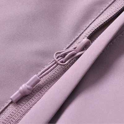 Veste chauffante automne hiver avec capuche amovible femme