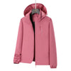 Veste chauffante automne hiver avec capuche amovible femme