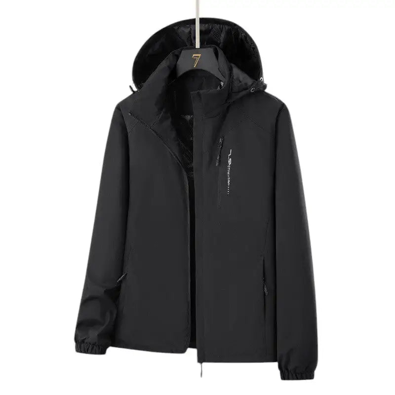 Veste chauffante automne hiver avec capuche amovible femme