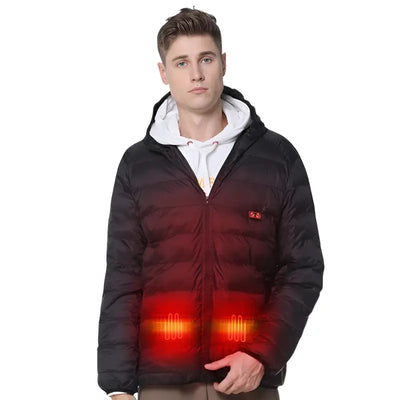 Veste chauffante électrique homme