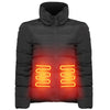 Veste chauffante en coton avec contrôle de température femme