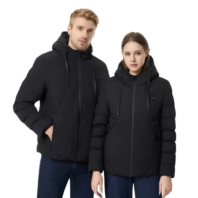 Veste chauffante homme noir