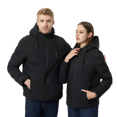 Veste chauffante homme noir