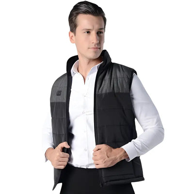Veste chauffante homme sans manche