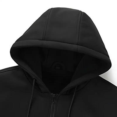 Veste chauffante en molleton avec capuche