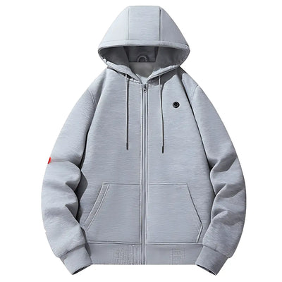 Veste chauffante en molleton avec capuche
