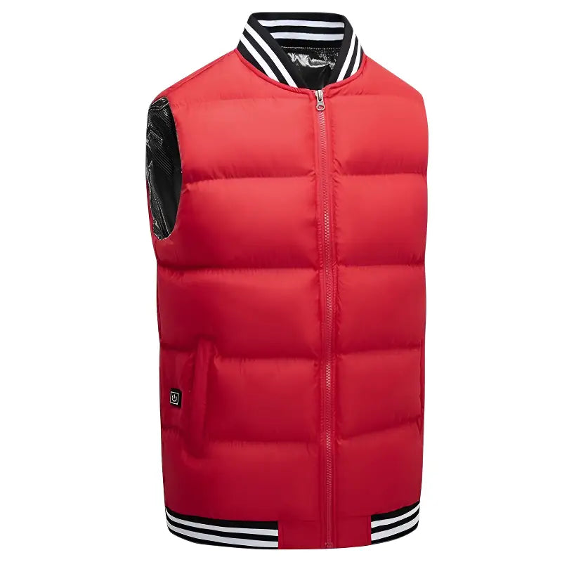 Veste chauffante rouge