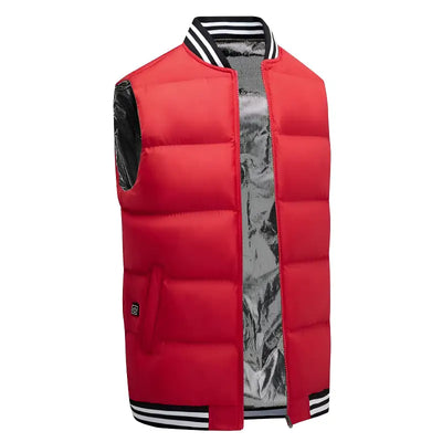 Veste chauffante rouge