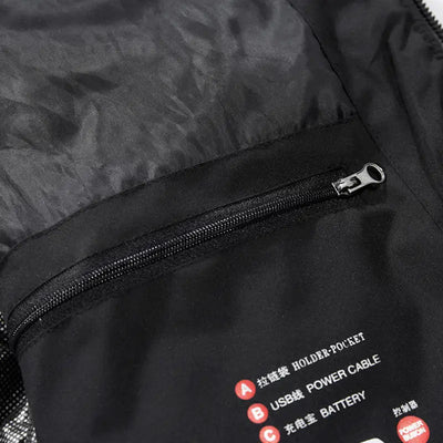 Veste chauffante ski homme