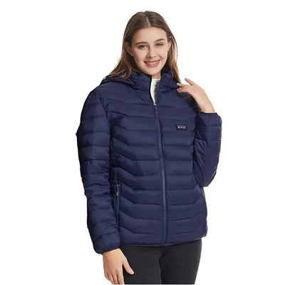 Veste chauffante usb femme 11 zones
