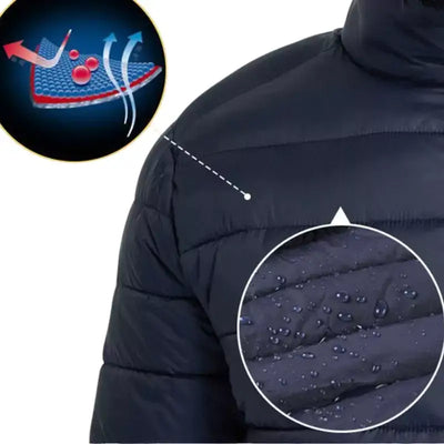 Veste chauffante usb femme 11 zones