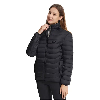 Veste chauffante usb femme 11 zones