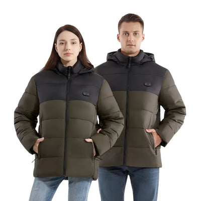 Veste doudoune chauffante