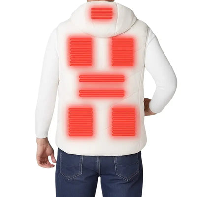 Veste doudoune chauffante