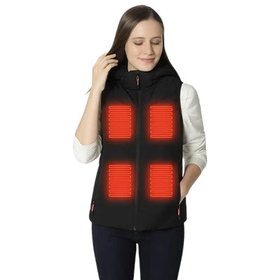 Veste doudoune chauffante