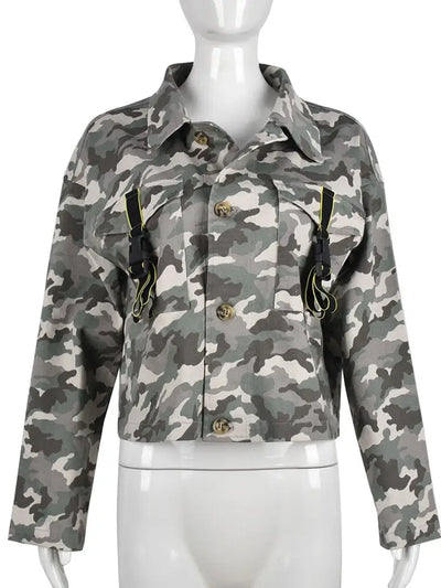 Veste femme camo-militaires