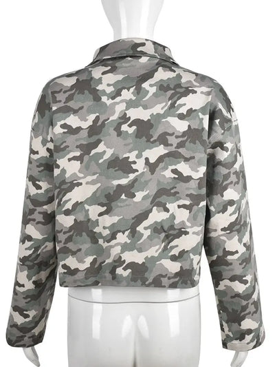 Veste femme camo-militaires