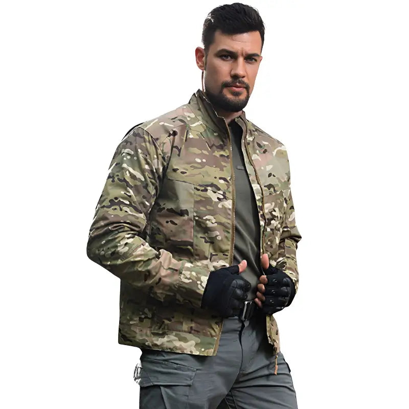Veste fine militaire homme