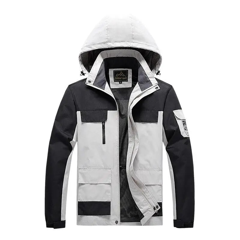 Veste homme à capuche doublée polaire