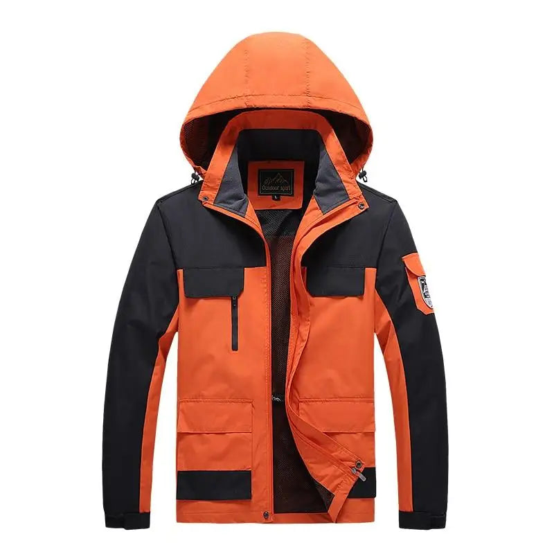 Veste homme à capuche doublée polaire