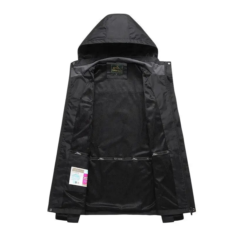 Veste homme à capuche doublée polaire