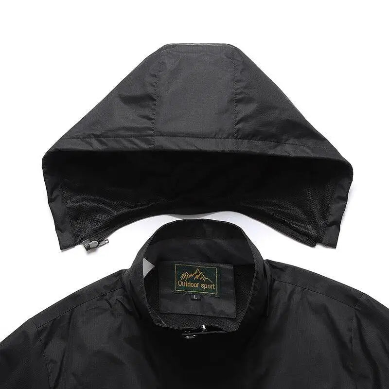 Veste homme à capuche doublée polaire