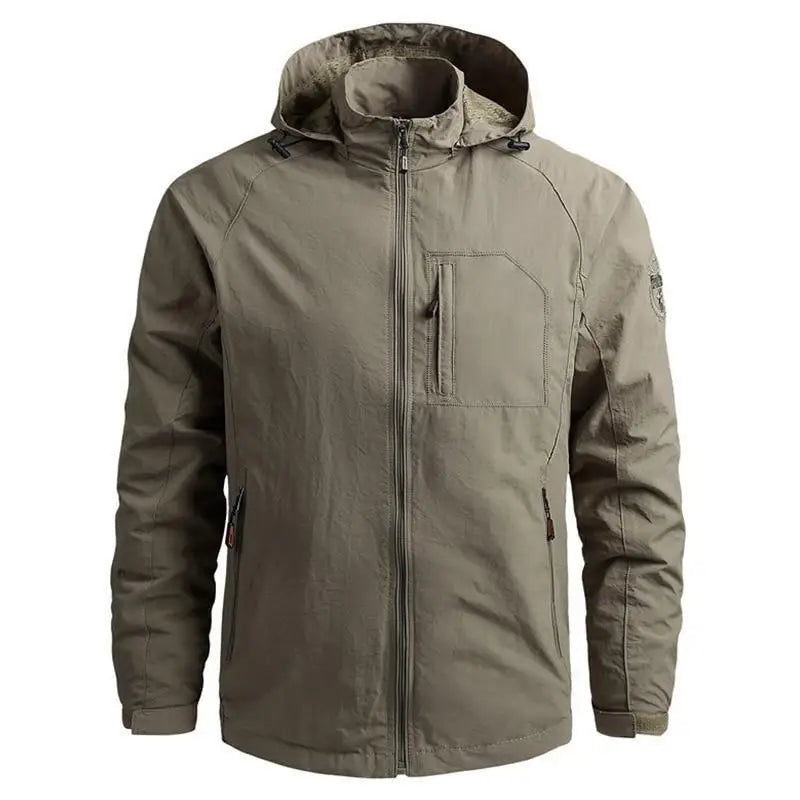 Veste Homme Hiver Camouflage Militaire - Imperméable, Avec Capuche - Pour Chasse, Randonnée, Travail En Extérieur - 7