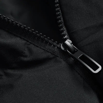 Veste longue chauffante 11 zones noire pour femme
