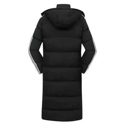 Veste longue chauffante 11 zones noire pour femme