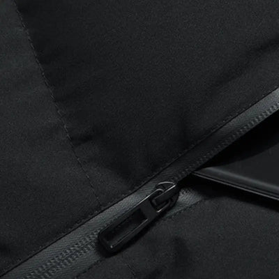Veste longue chauffante 11 zones noire pour femme