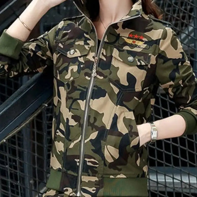 Veste militaire femme