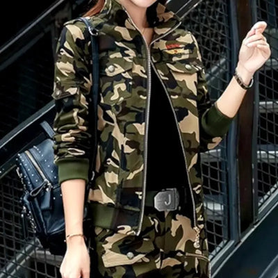 Veste militaire femme