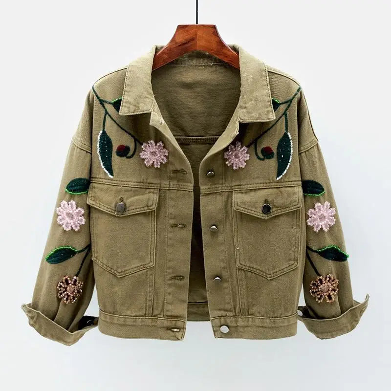 Veste militaire femme brodee Surplus Militaires