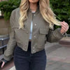 Veste militaire femme chic