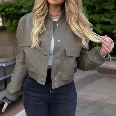 Veste militaire femme chic