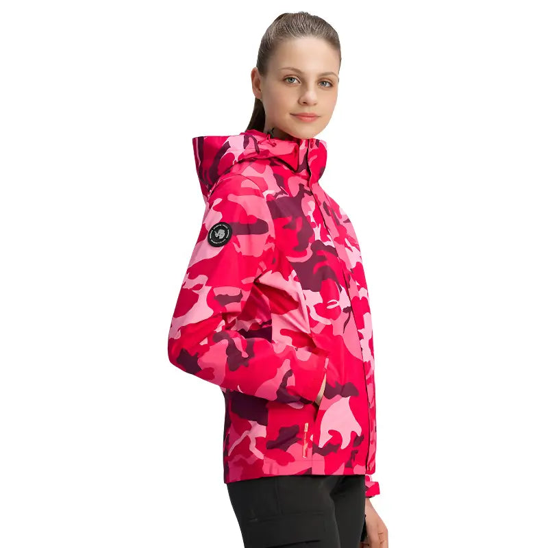 Veste militaire femme rose