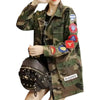 Veste militaire femme tendance