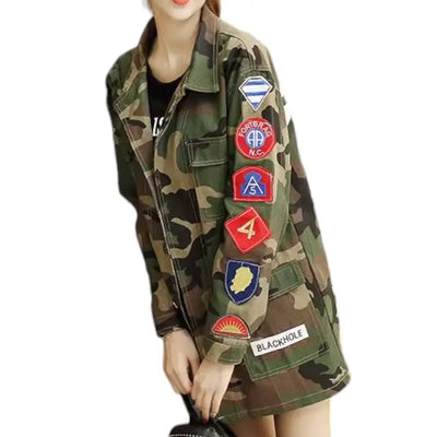 Veste militaire femme tendance