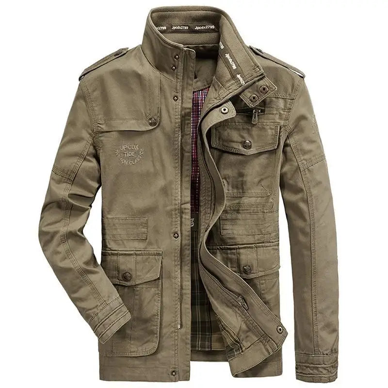 Veste militaire homme kaki