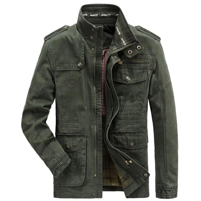 Veste militaire homme kaki