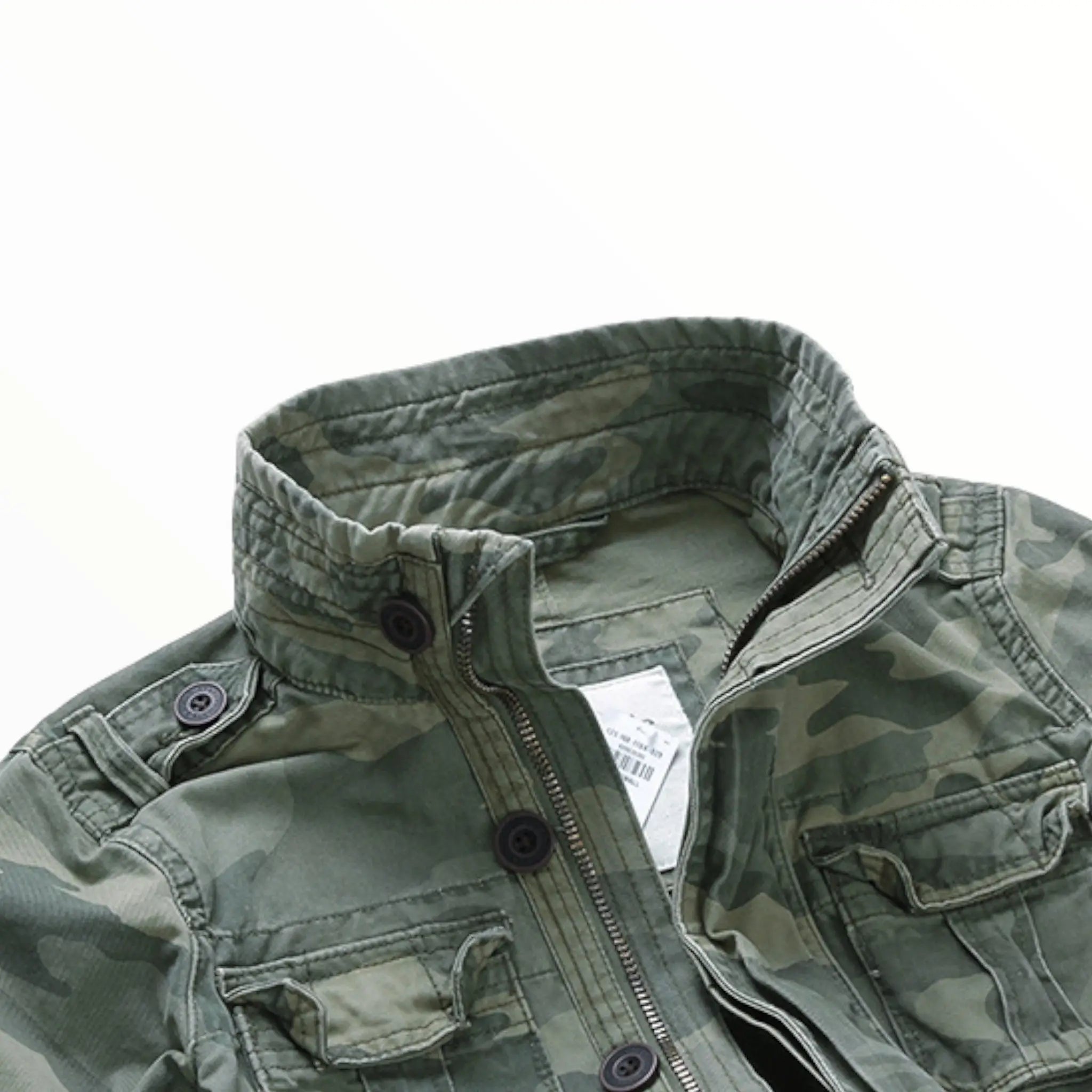 Veste militaire homme vert